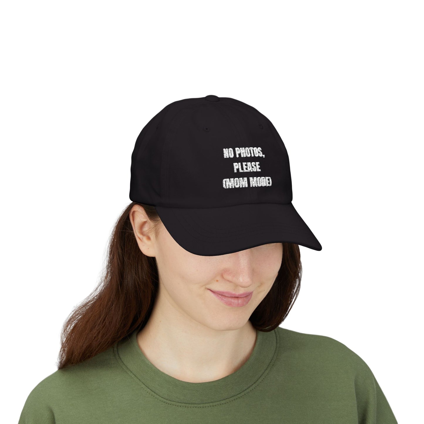 No Photos Please Dad Cap - Stylish Hat for Moms