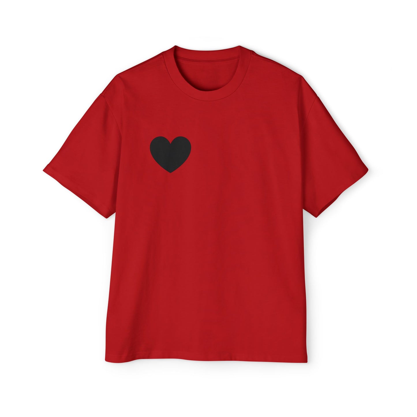 Men's Heavy Oversized Tee - Made with Love - Casual Comfort Wear