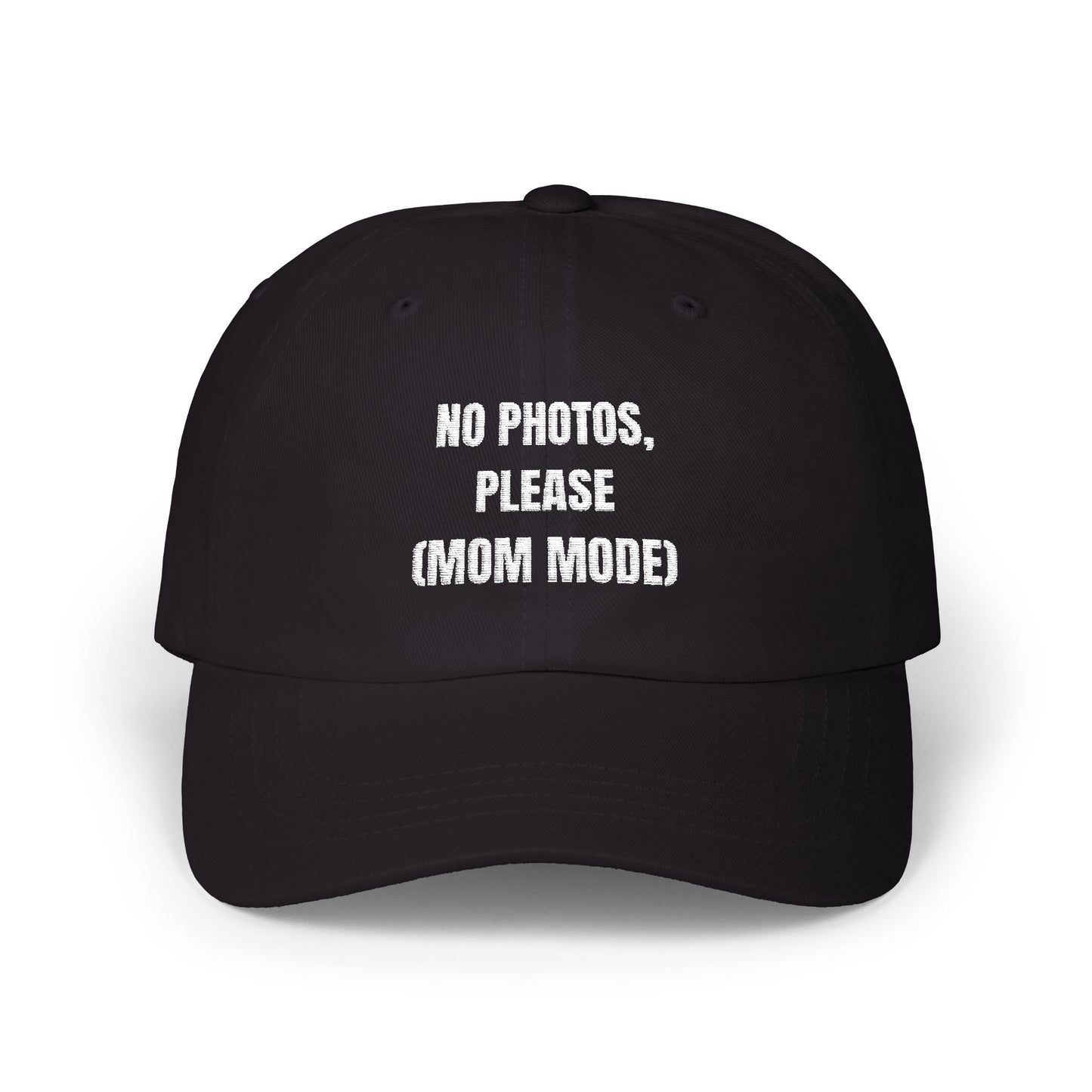 No Photos Please Dad Cap - Stylish Hat for Moms