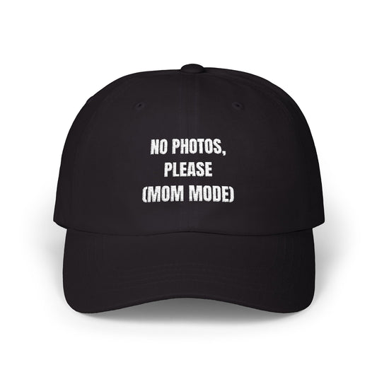 No Photos Please Dad Cap - Stylish Hat for Moms