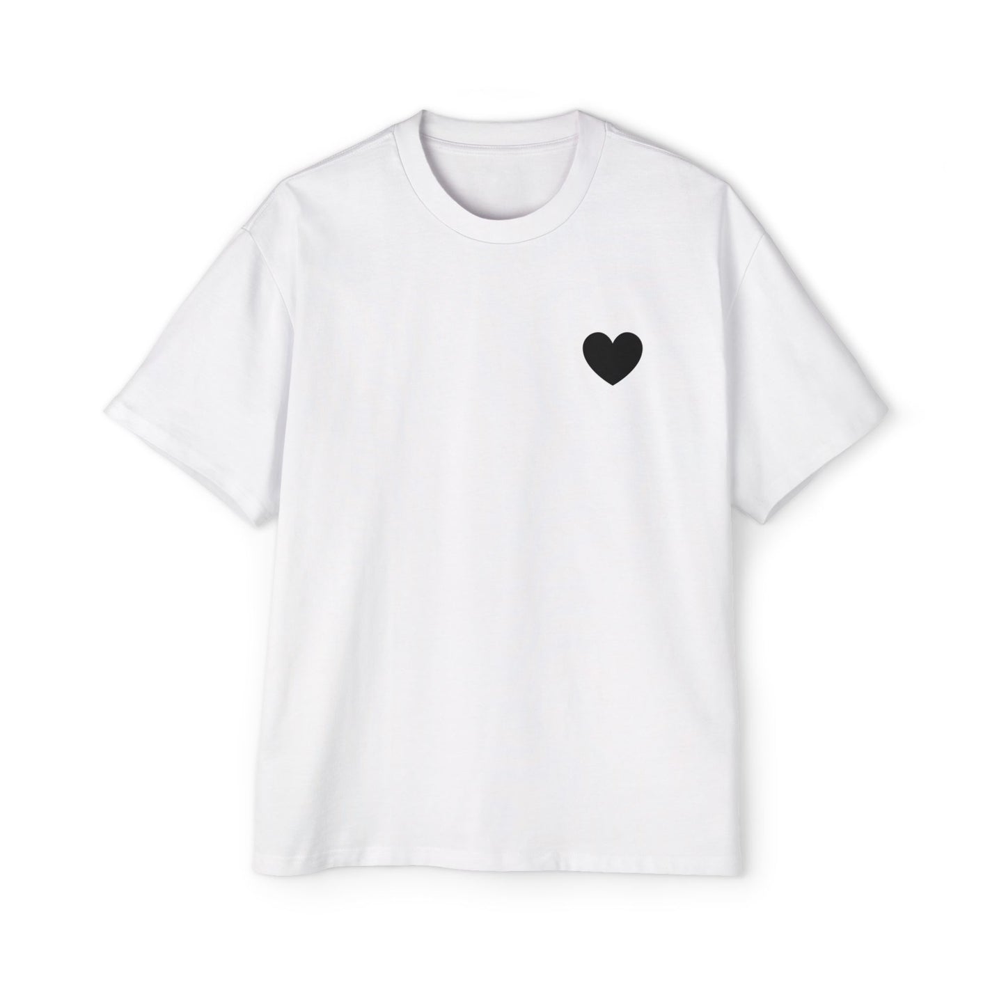 Men's Heavy Oversized Tee - Made with Love - Casual Comfort Wear