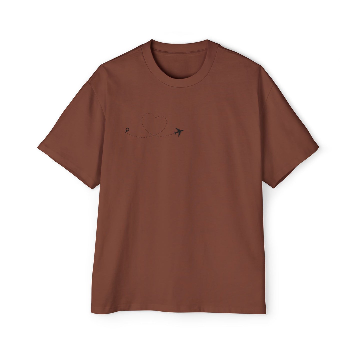 Jet Lagged & Love Struck Oversized Tee, Comfortable Men's T-Shirt, Travel Lover Gift, Casual Streetwear, Unique Graphic Tee