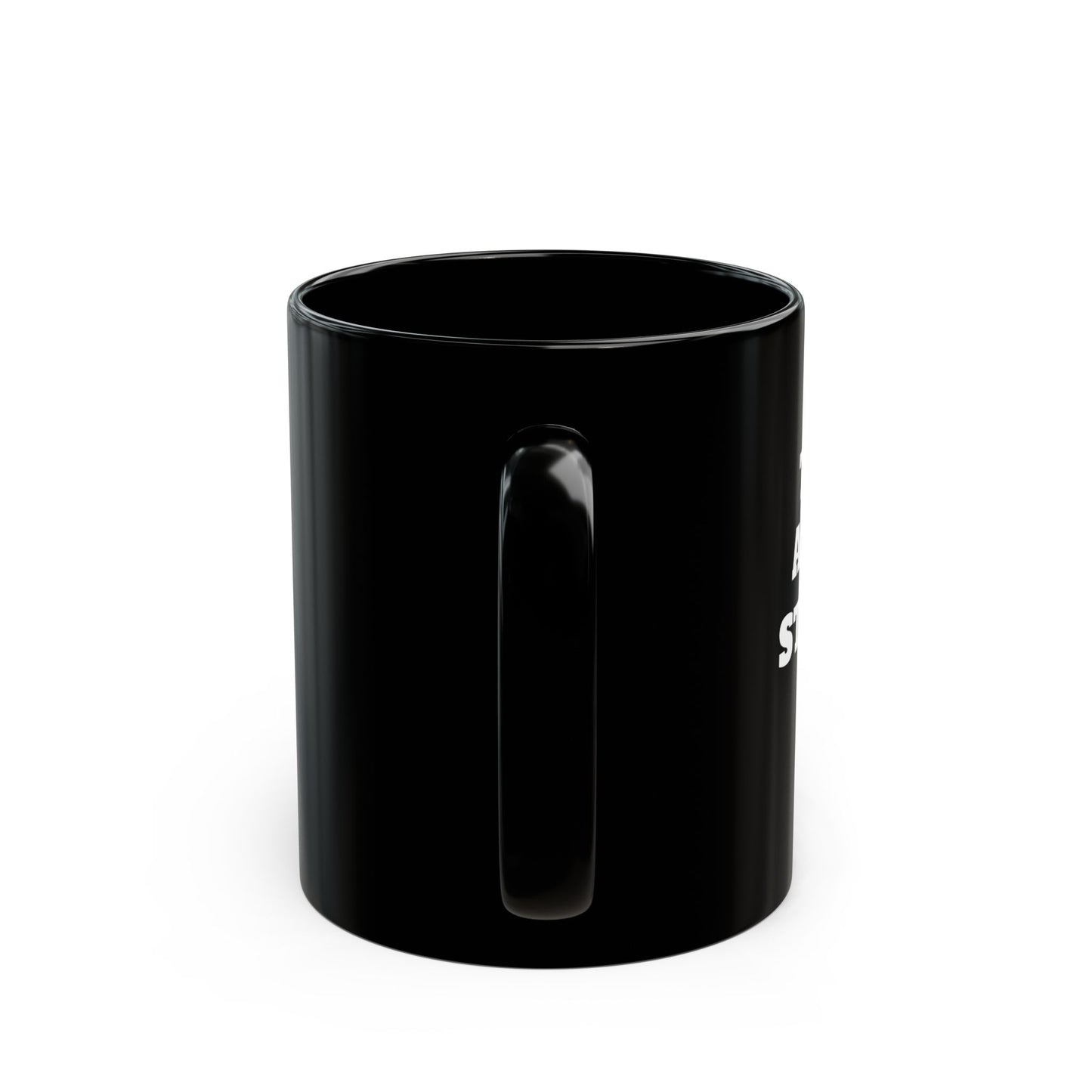 Sassy Black Mug for Coffee Lovers, Perfect Gift for Mom, Dad, Birthdays, Office Humor, Customizable Mug