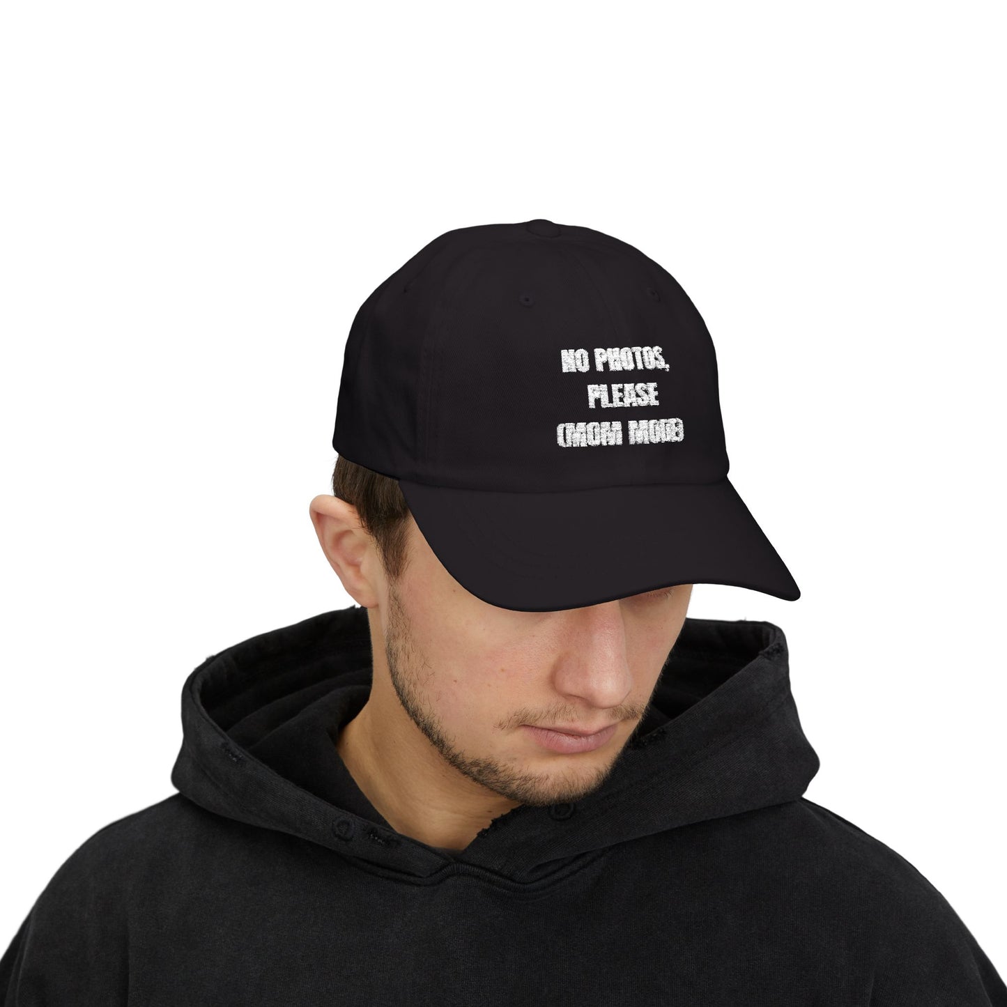 No Photos Please Dad Cap - Stylish Hat for Moms