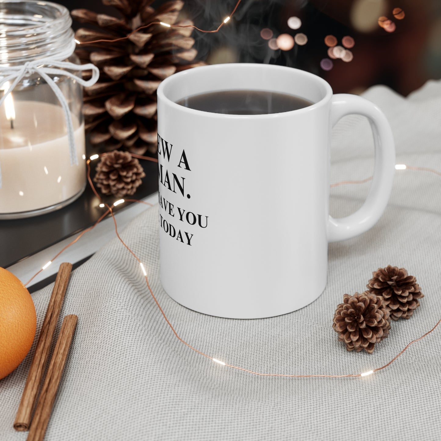 I Grew a Human Coffee Mug - 11oz Ceramic Cup for New Parents, Funny Gift Idea