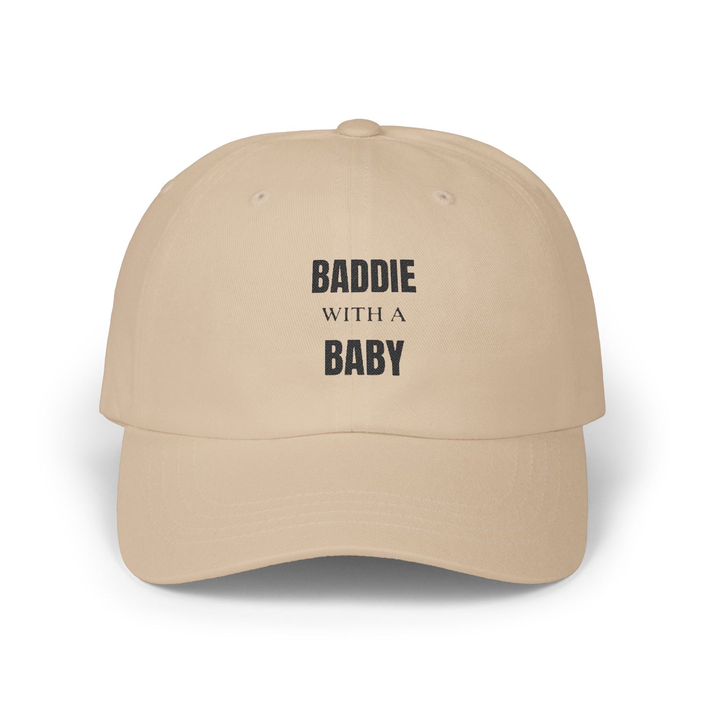 Baddie With A Baby Classic Dad Cap - Stylish Parenting Hat