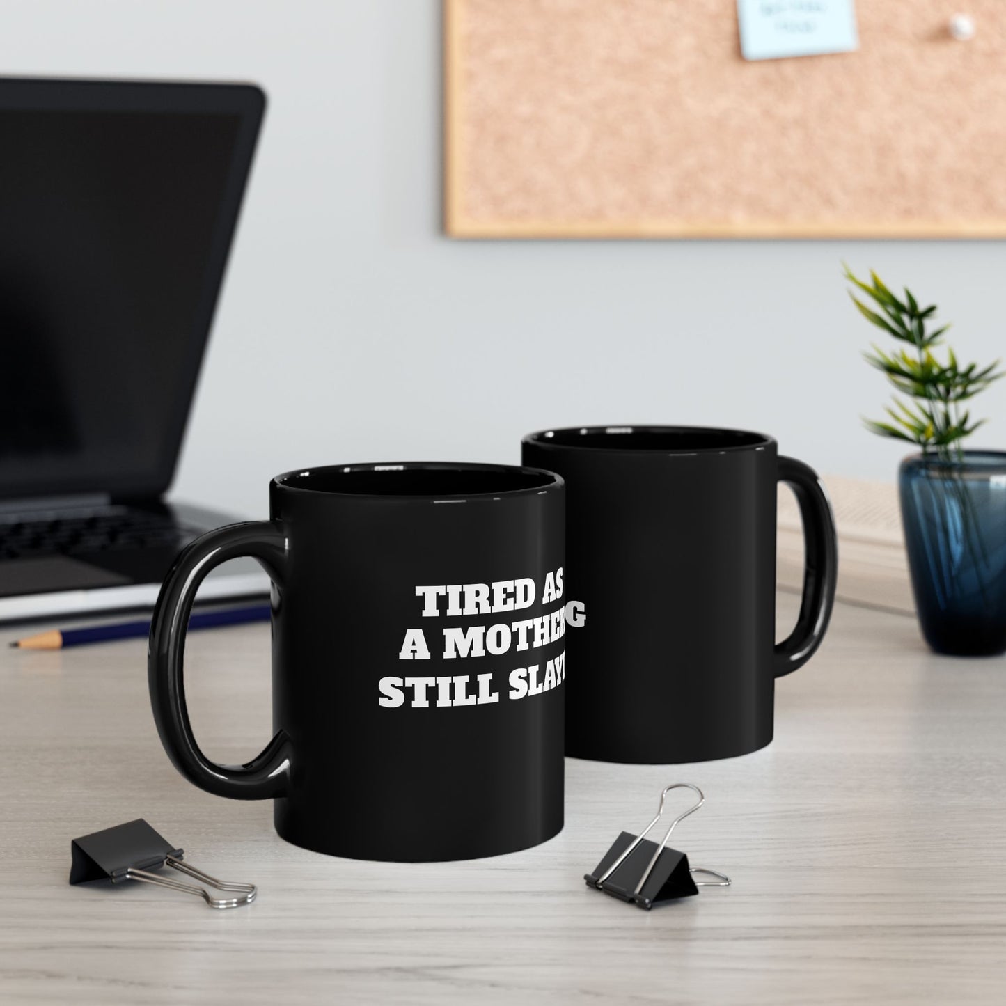 Sassy Black Mug for Coffee Lovers, Perfect Gift for Mom, Dad, Birthdays, Office Humor, Customizable Mug